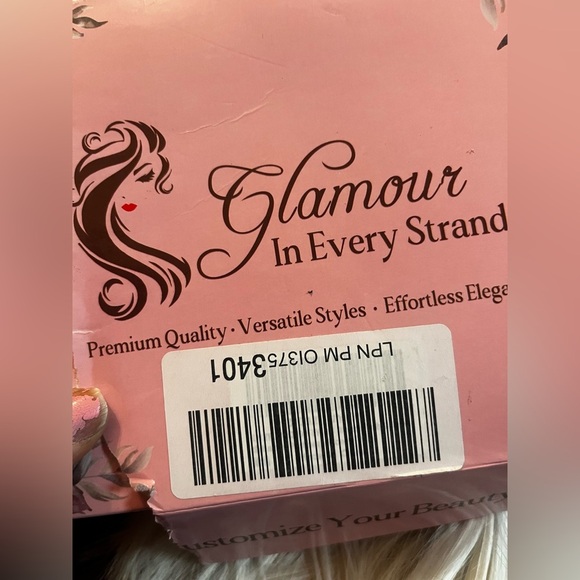 New  Long Bob Platinum Blonde Wigs with Bangs Synthetic Daily Wig Soft Straight - Picture 7 of 8